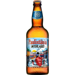 Cerveja Sem Álcool Paulistânia Interlagos Garrafa 500ml