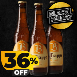 Pack Cerveja Trapista La Trappe Blond 3 Garrafas de 330ml Black Friday 2023