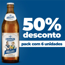 Promoção Sixpack Cerveja Erdinger Helles Garrafa 500ml