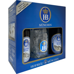 Kit Especial HB Weiss 500ml + Dunkel 500ml e Caneca Exclusiva