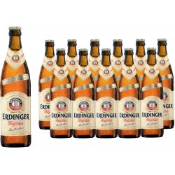 Caixa de Cerveja Erdinger Weiss Tradicional 12 Garrafas 500ml
