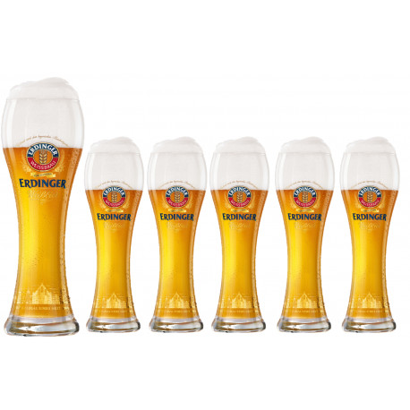 Copo Erdinger - cx 6unids 500ml