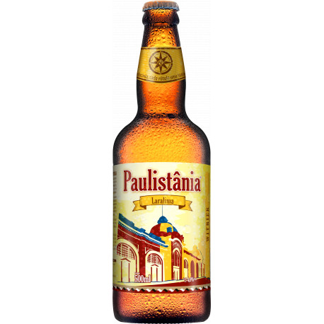 Cerveja Paulistânia Laralima - unidade gfr 500ml