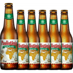 Promoção Sixpack Cerveja Paulistânia Caminho das Índias 6 longnecks 355 ml