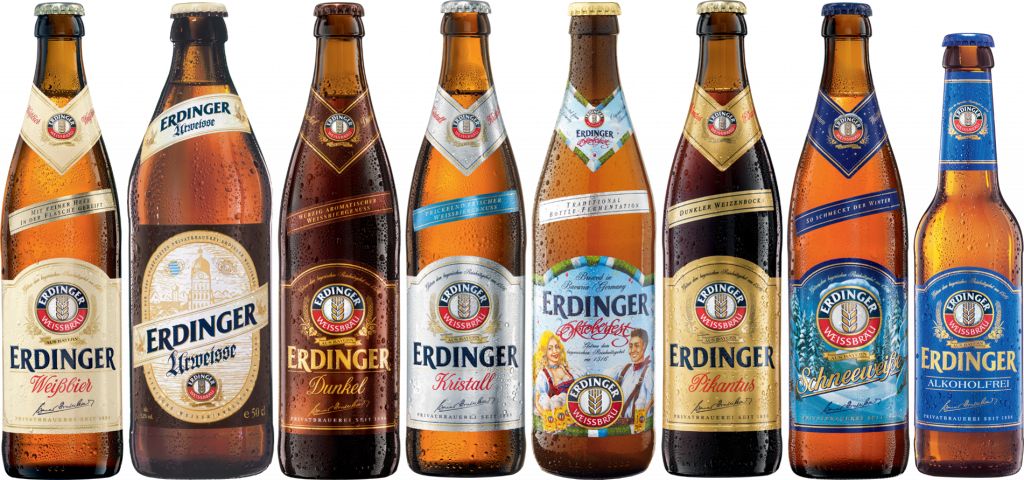 Portifolio cervejas da Bavaria da cidade de Erding