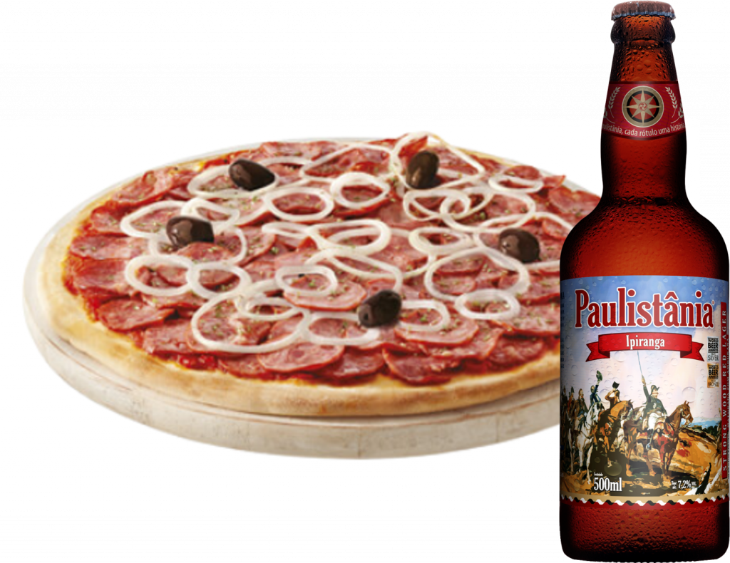 imagem pizza e Paulistânia