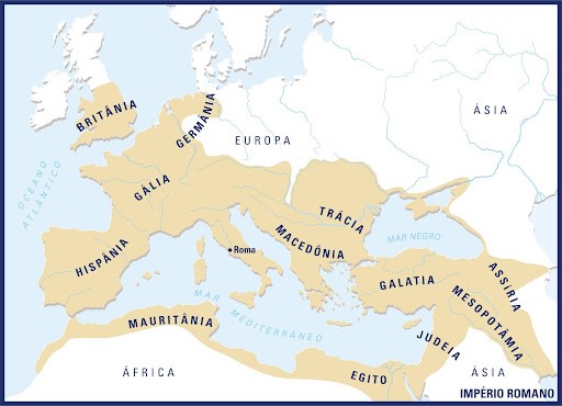 Mapa do império romano